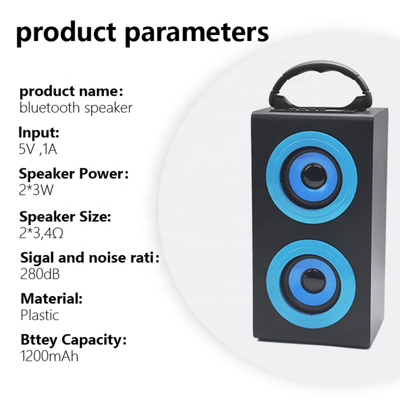 Bluetooth version 5.1 multimedia subwoofer karaoke speaker wireless MW-108T