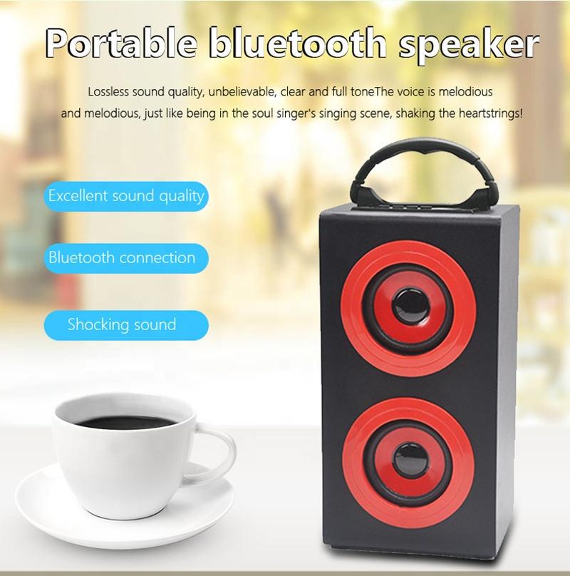 Bluetooth version 5.1 multimedia subwoofer karaoke speaker wireless MW-108T