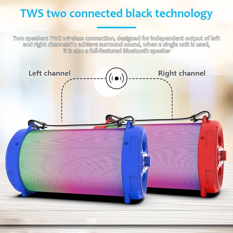 Bluetooth Speaker Factory directional speaker With LED light sound MW-196B