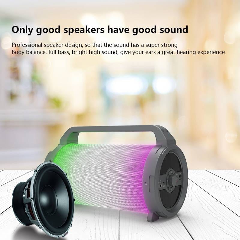 15W Bluetooth Speaker Factory Outdoor Portable RGB Light Speaker MW-195B