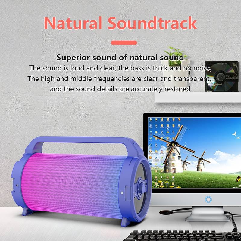 15W Bluetooth Speaker Factory Outdoor Portable RGB Light Speaker MW-195B