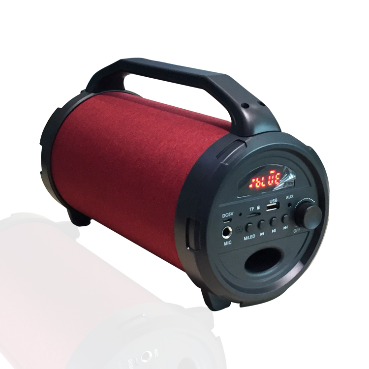 MW-199B Portable powerful bass full range subwoofer stereo cylindrical speaker