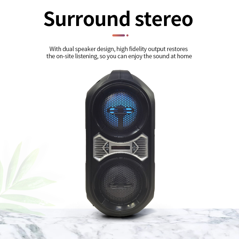 Custom Party Bluetooth Speaker with Aux/Karaoke/TF Card/FM MW-537