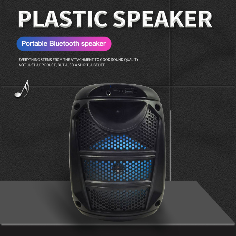 2021 The Newst Plastic Party Bluetooth Speaker with AUX IN/FM/TF MW-563